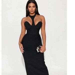 Elegant Black Evening Gown